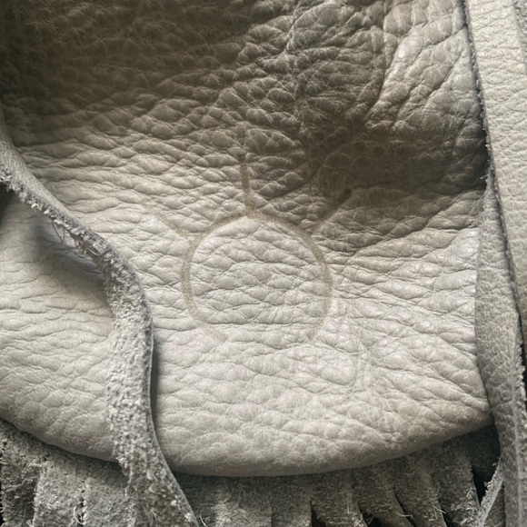 Sweetgrass leather fringe purse sweetgrass leather fringe bag handmade bag - Picture 4 of 7